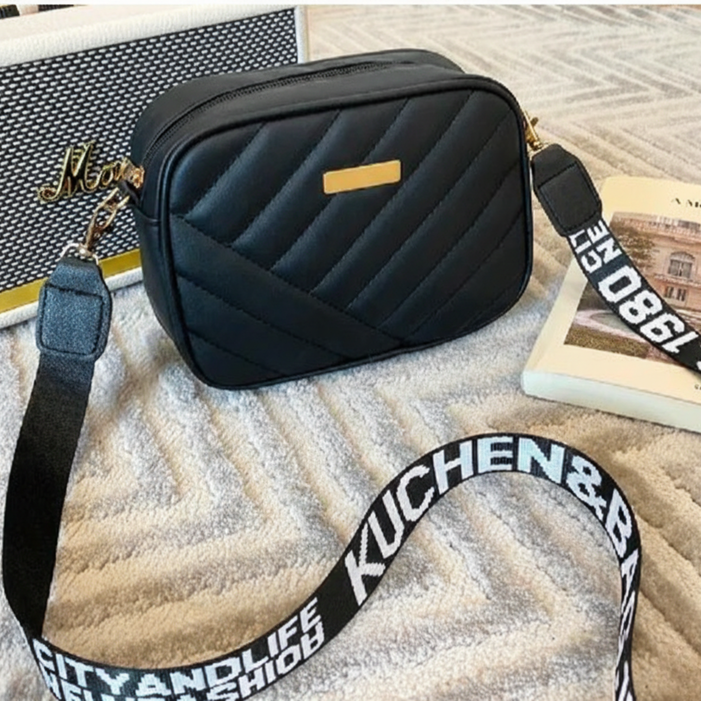 Quilted Crossbody Bag for Women