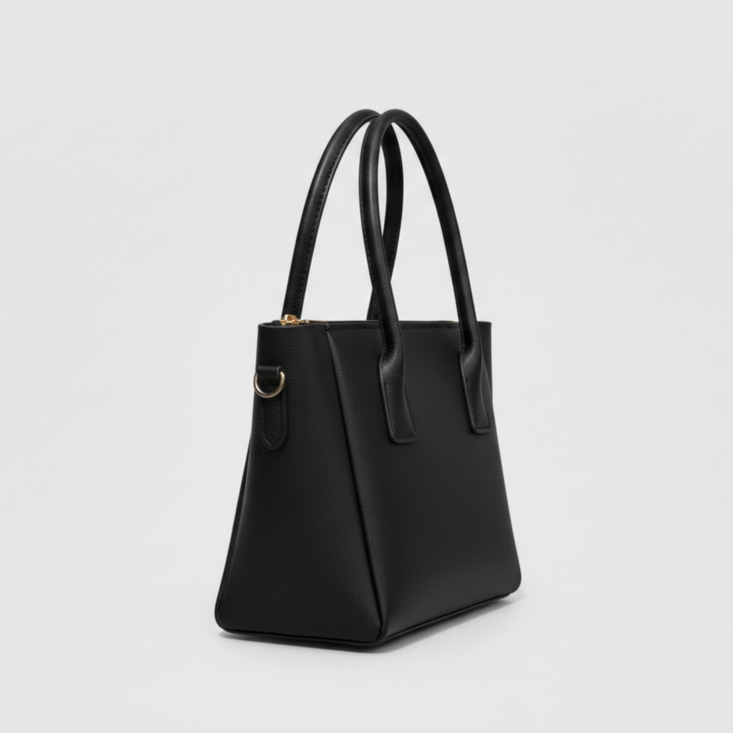 Prada Saffiano Beige Nero (Black) Leather Tote