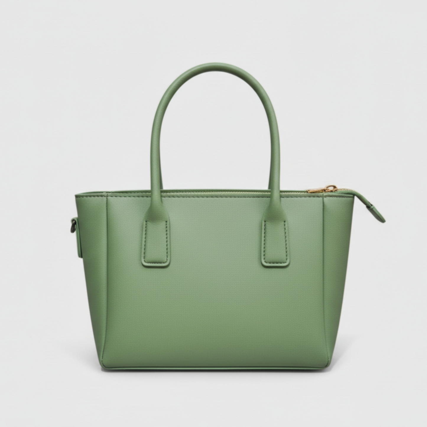 Prada Saffiano Beige Sage (Green) Leather Tote