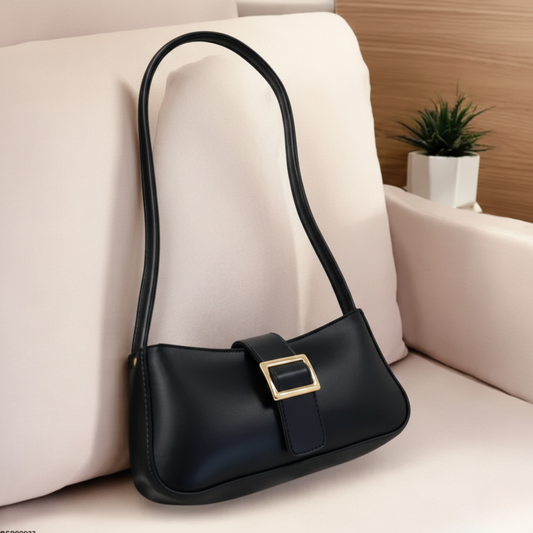 Chic Minimalist Shoulder Buckle Handbag
