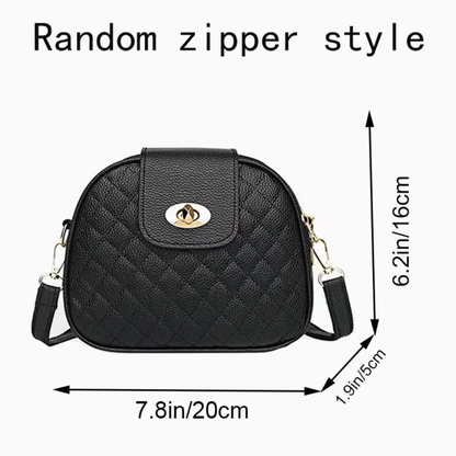 Quilted Triple-Zip Bag