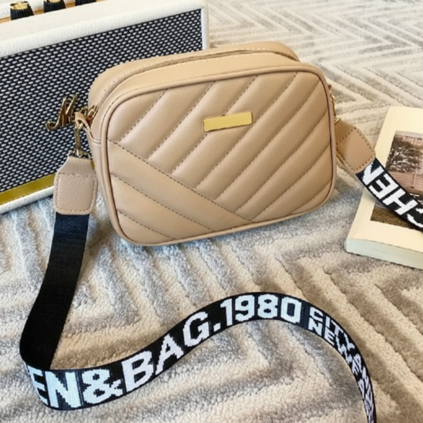 Quilted Crossbody Bag for Women