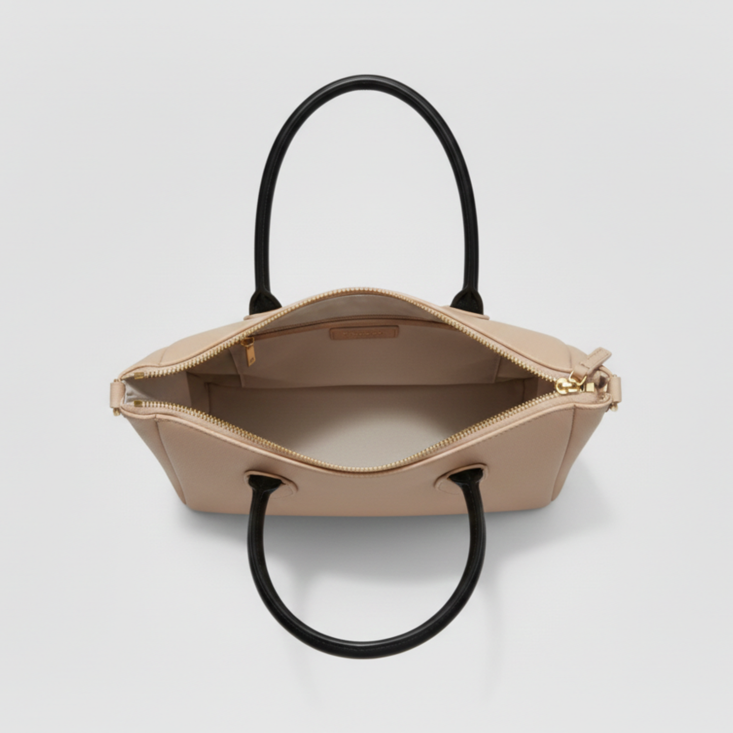 Prada Saffiano Beige Leather Tote